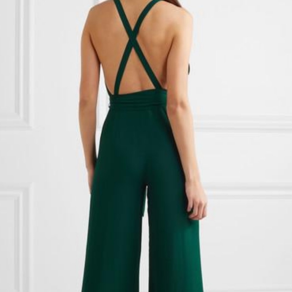 NWT Reformation Petite Sofi Jumpsuit - Emerald - Picture 3 of 15